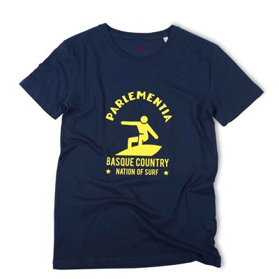 T-Shirt marine - gelb Easysurf