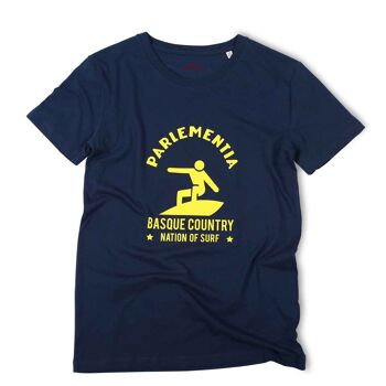 T-shirt navy - yellow Easysurf 1