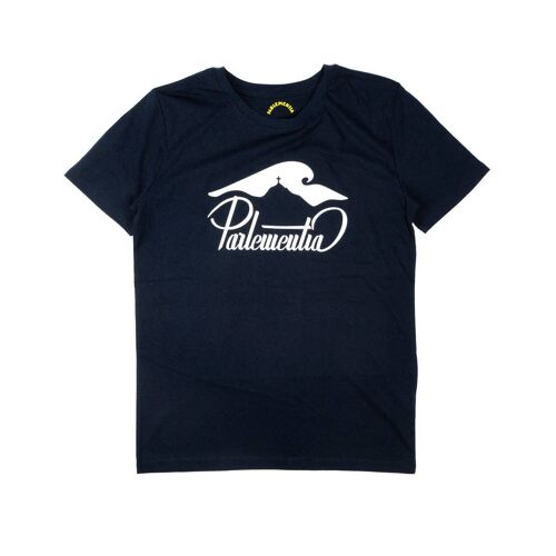 T-shirt navy - white Hill