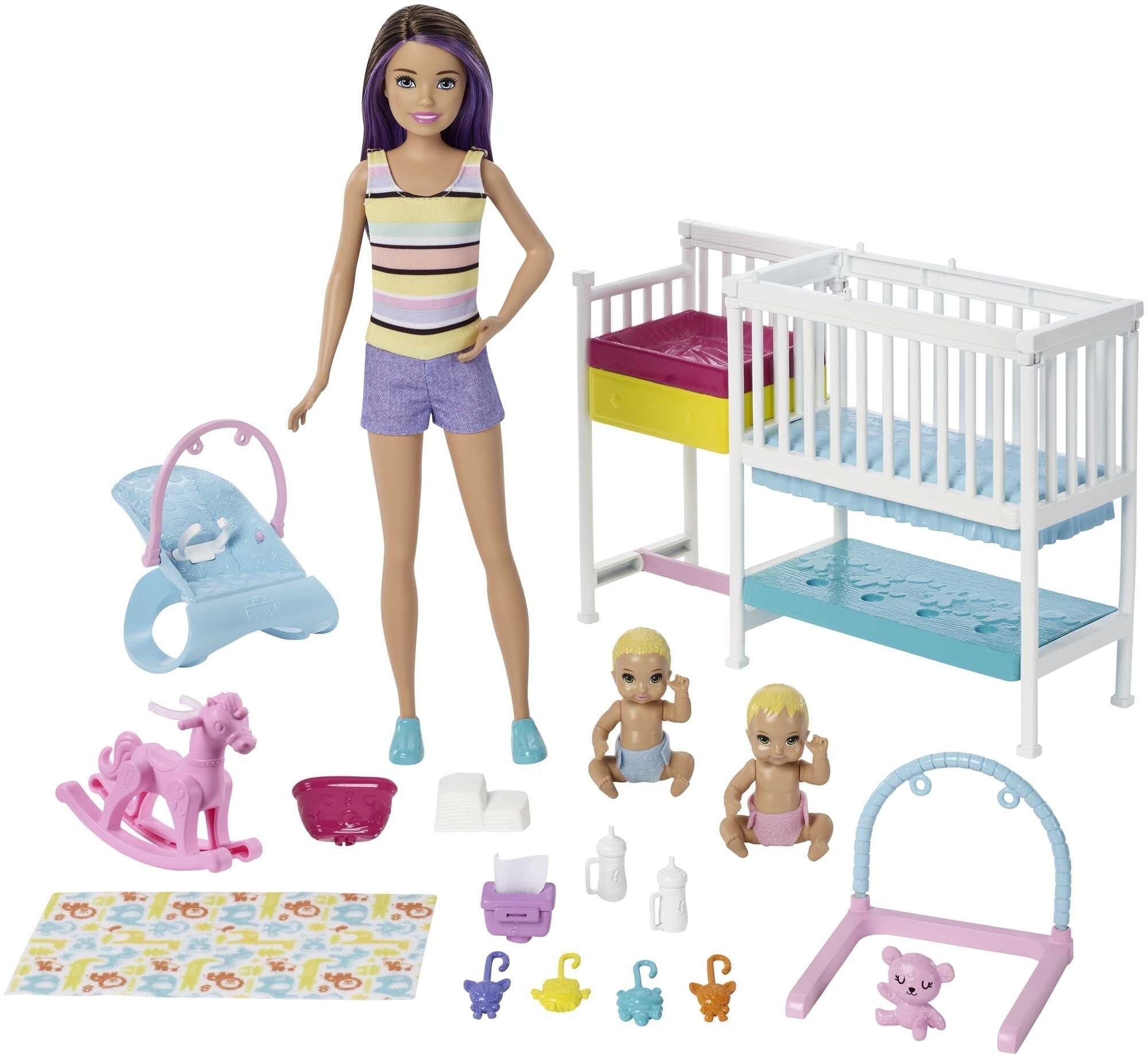 Barbie coffret best sale babysitter