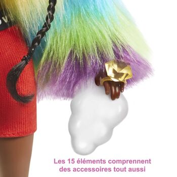 Barbie Extra Veste Multicolore 4