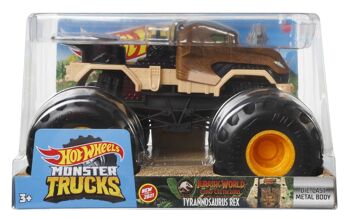 Hot Wheels Monster Trucks Jurassic World T-Rex véhicule 1:24 5