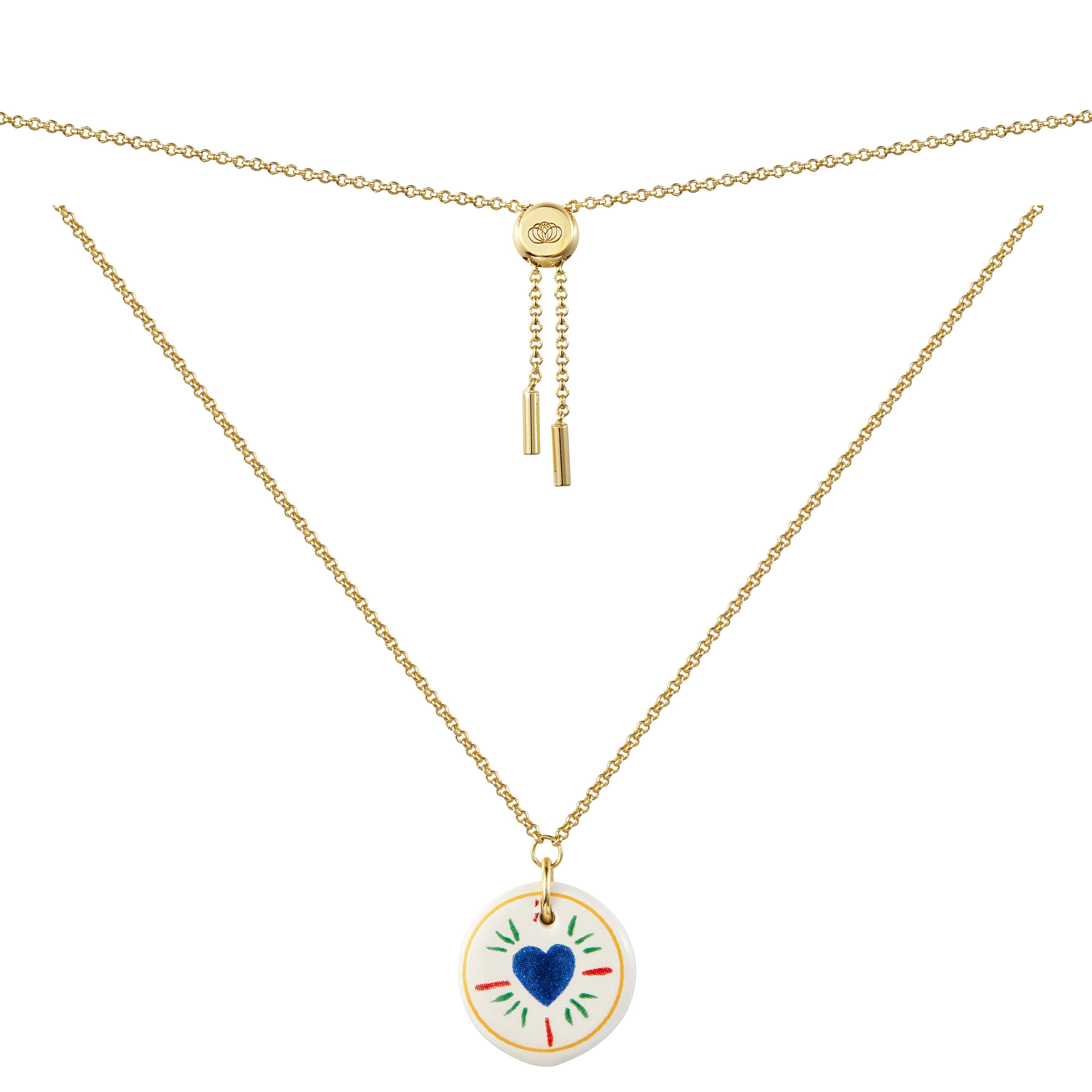 Collana - FAIENZ CUORE BLU