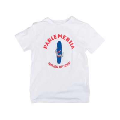 T-shirt bambino bianca - tri Swim