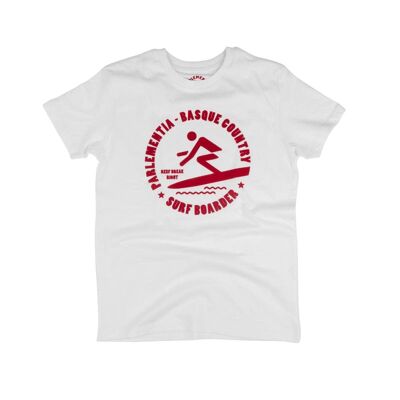 Camiseta niño blanco - rojo Myth
