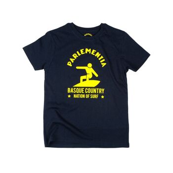 T-shirt kid navy - yellow Easysurf 1