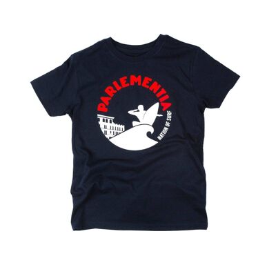 Marineblaues T-Shirt für Kinder - bi Dab