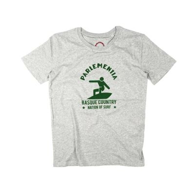 Camiseta gris - verde Easysurf