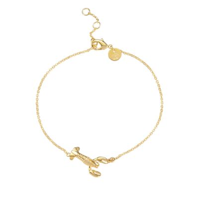 Bracciale Girard l'aragosta oro champagne