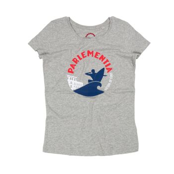 T-shirt girl grey - tri Dab 1