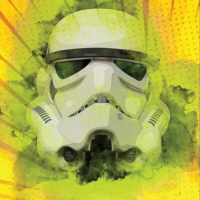 Stormstrooper Yellow 40 X 50 Canvas Print