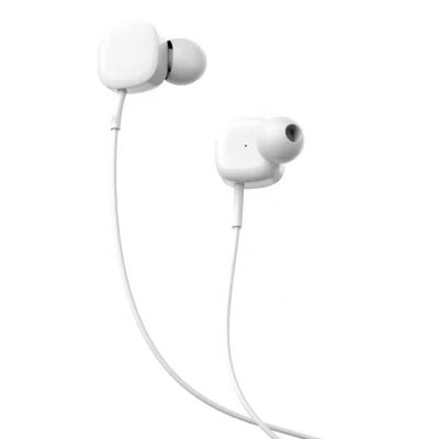 Tellur Basic Sigma wired in-ear headphones with microphone, white