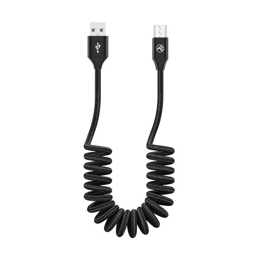 Tellur Data cable extendable USB to Micro USB, 2A, 1.8m, black