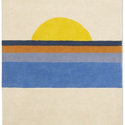 Children's rug Sunset blue