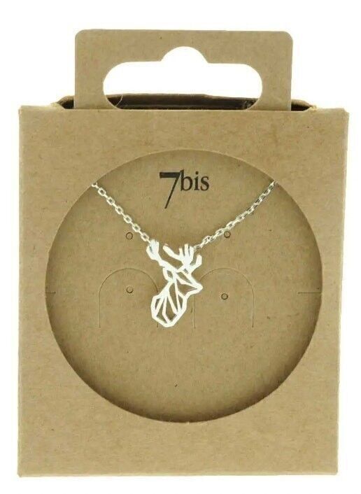 Buy wholesale Geometric Deer Necklace Gilded with fine gold