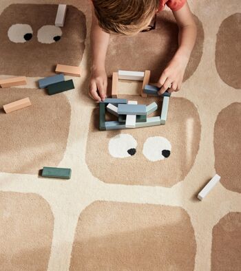 Tapis Enfant Bidules beige 3