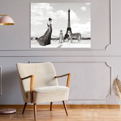 Fashion photography canvas print: Julian Lauren, Trocadero View (detail)