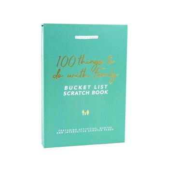 Bucket List Scratch Book 100 choses à faire en famille 3