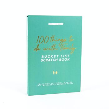 Bucket List Scratch Book 100 choses à faire en famille 4