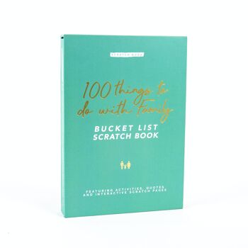 Bucket List Scratch Book 100 choses à faire en famille 9