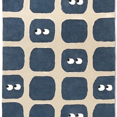 Tapis Enfant Bidules marine