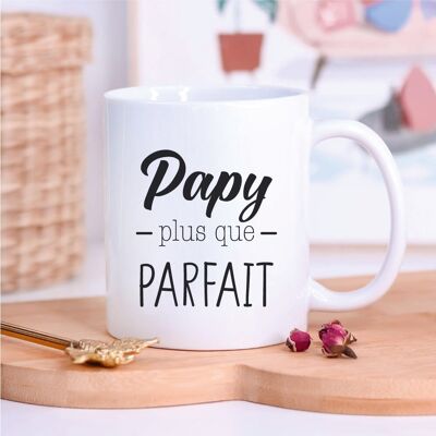 Mug blanc "Papy plus que parfait"