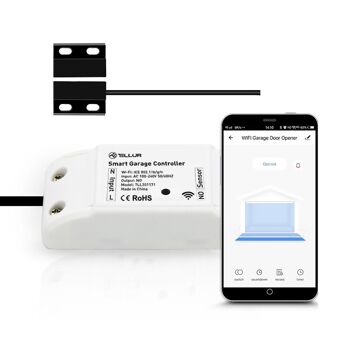 Kit de commande de porte de garage Tellur WiFi, blanc 1