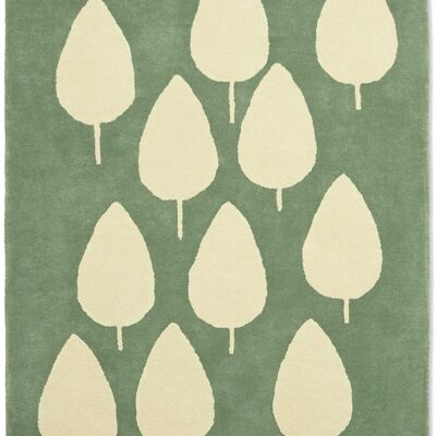 Forest children's rug green