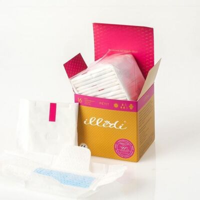 PETIT – 16 mini sanitary pads with wings