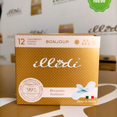 BONJOUR – 12 day pads with wings (new)