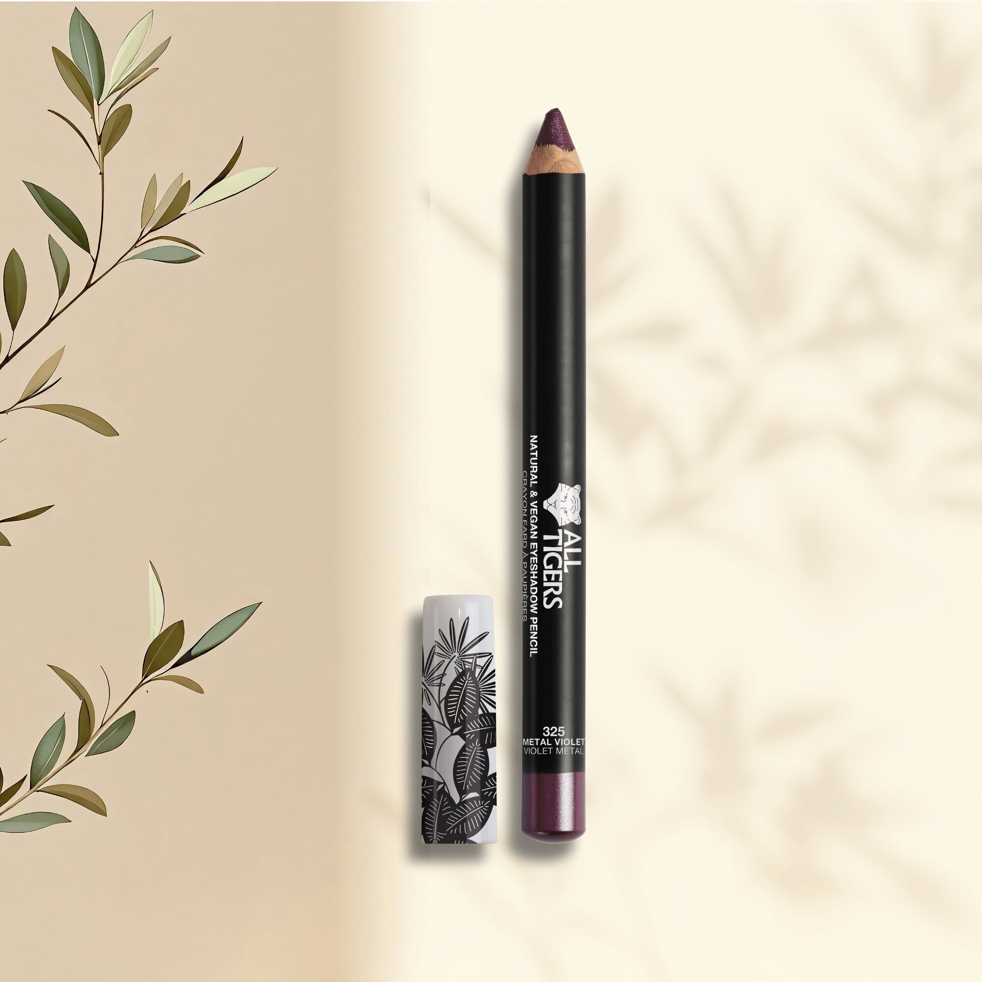 Sombra de ojos natural y vegana 325 VIOLETA METAL