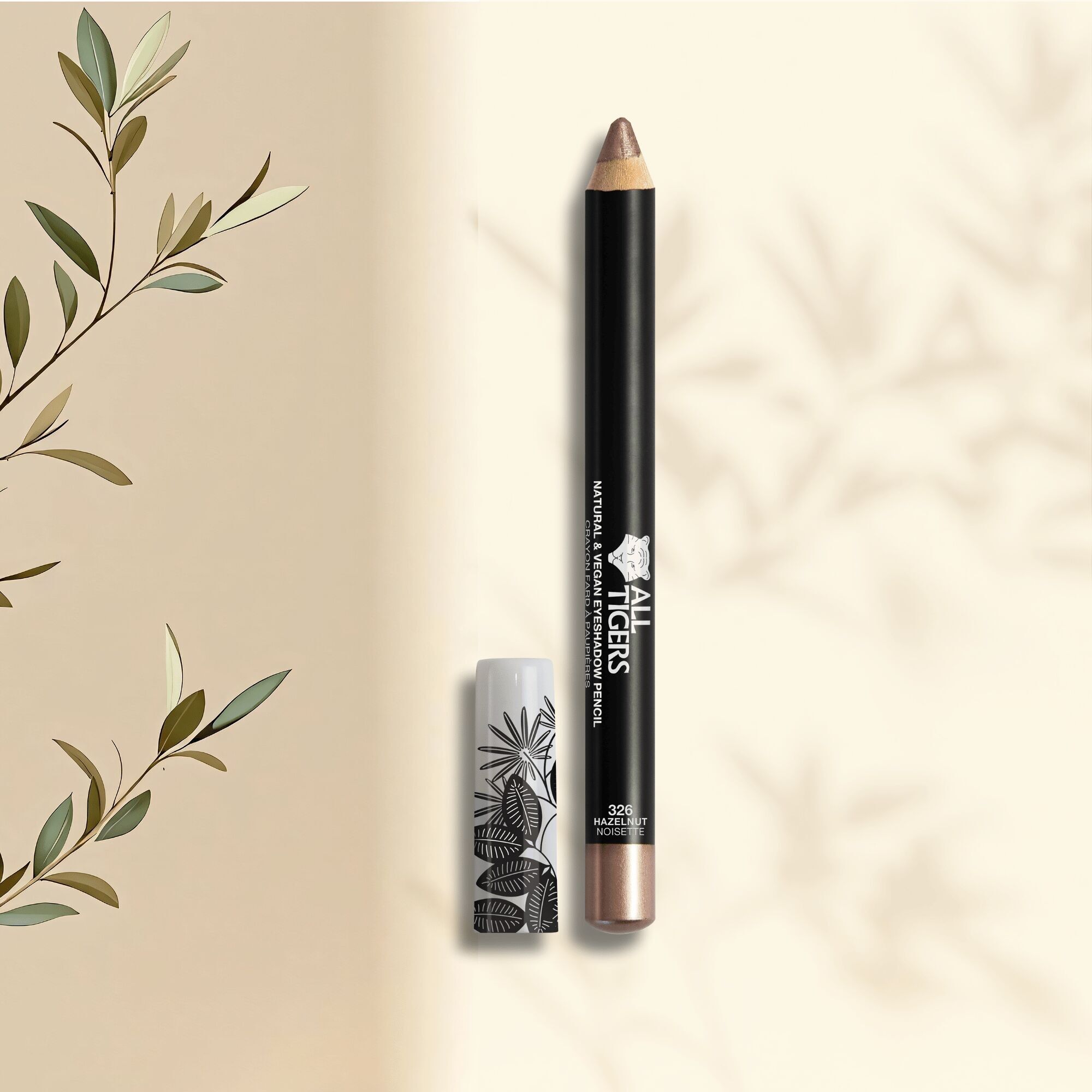 Sombra de ojos natural y vegana 326 HAZELNUT