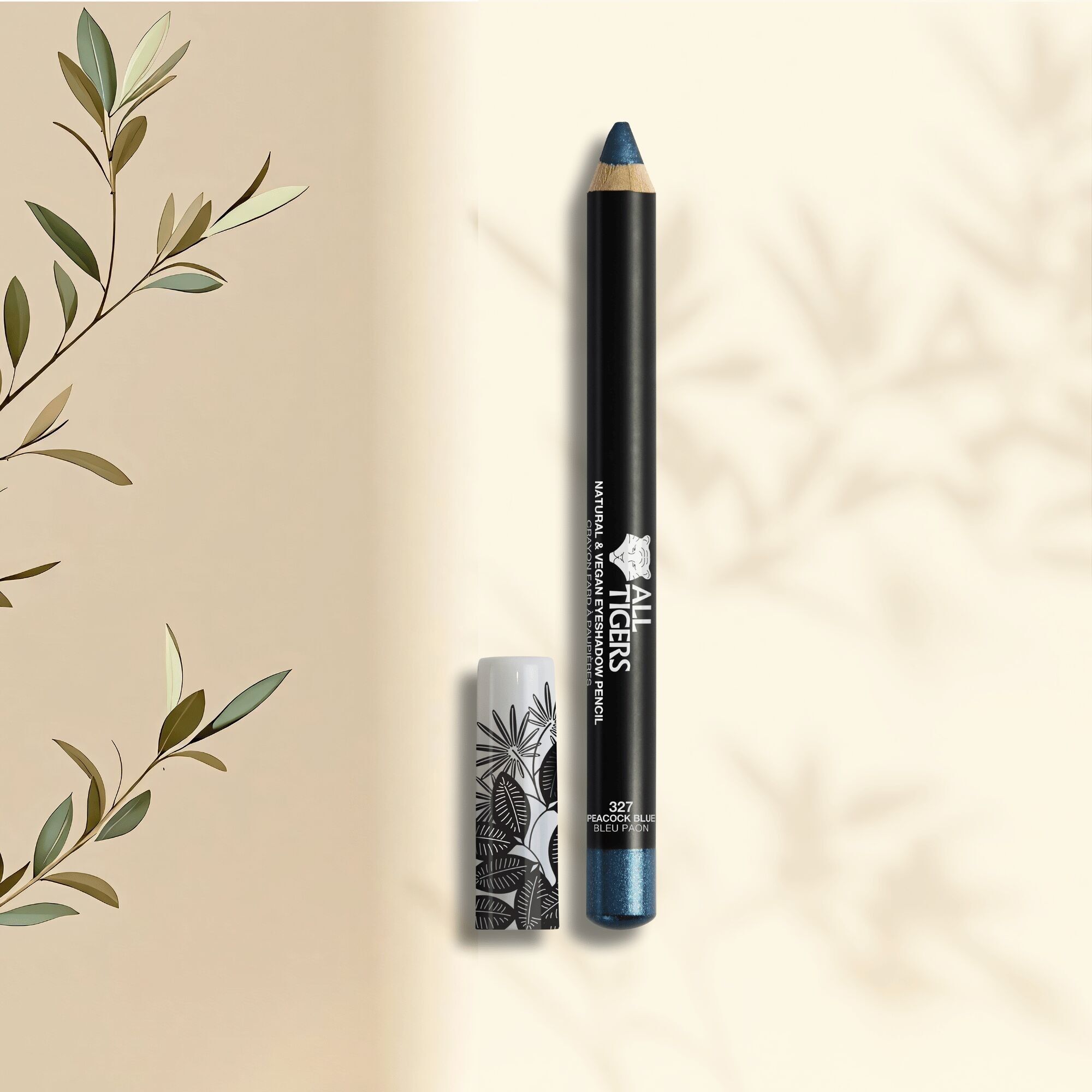 Ombretto naturale e vegano 327 BLEU PAON