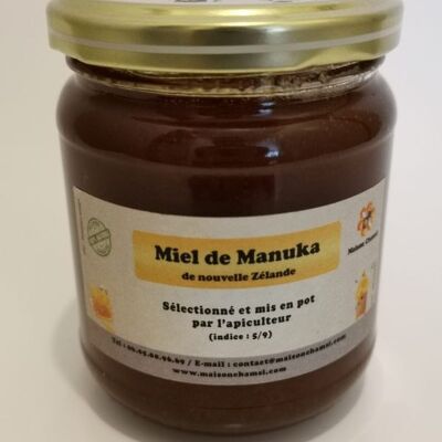 MIEL DE MANUKA (250g – NPA 5+/MGO 85+) de Nouvelle Zélande