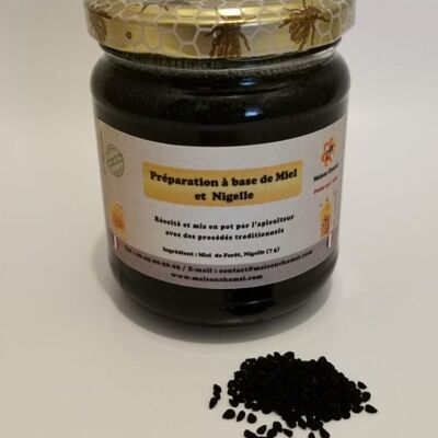 Miel aux graines de Nigelle (250g)
