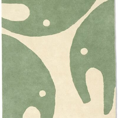 Tappeto per bambini Elefante verde