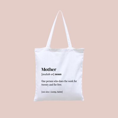 Mother tote bag