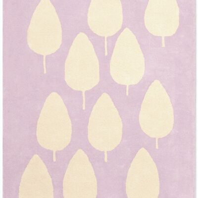 Lilac forest children's rug