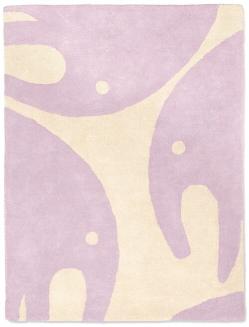 Tapis Enfant Eléphant lilas