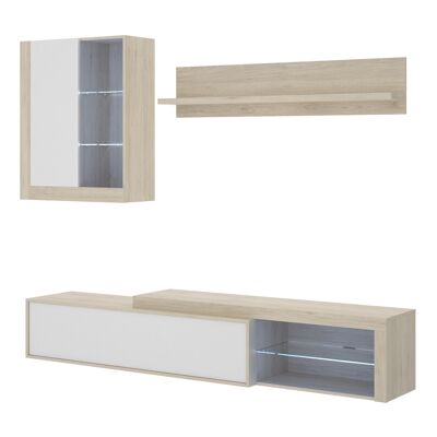 Mueble comedor Koln luz LED Blanco Natural