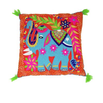EMBROIDERED CUSHION COVER 40x40cm 100% POLYESTER DO5497-24CO_UNICO