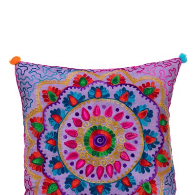 HOUSSE DE COUSSIN BRODÉE 40x40cm 100% POLYESTER DO5497-2CO_UNICO