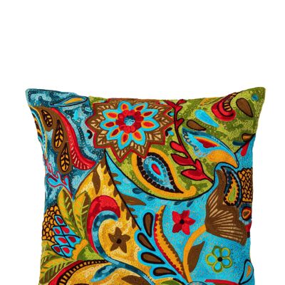 EMBROIDERED CUSHION COVER 40x40cm 100% POLYESTER DO7699CO_UNICO