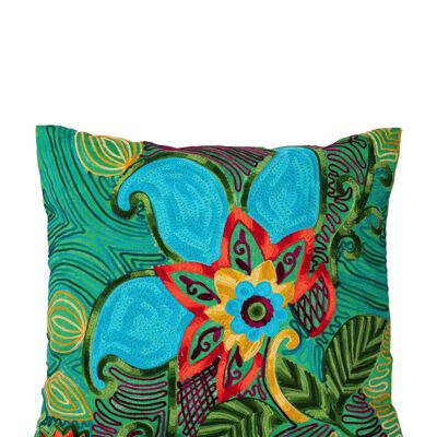 EMBROIDERED CUSHION COVER 40x40cm 100% POLYESTER DO7734CO_UNICO