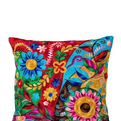 EMBROIDERED CUSHION COVER 40x40cm 100% POLYESTER DO7744CO_UNICO