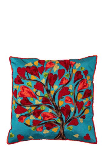 HOUSSE DE COUSSIN BRODÉE 40x40cm 100% POLYESTER DO7747CO_UNICO 1