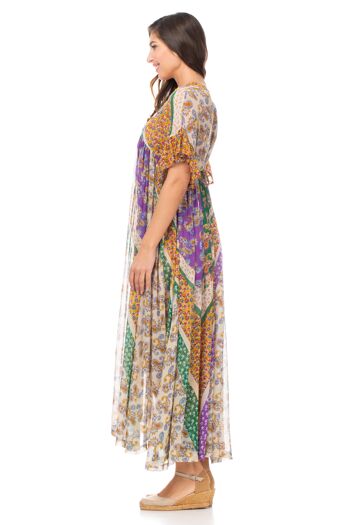 ROBE EN VISCOSE IMPRIMÉ GGT PR5194V_UNICO 2