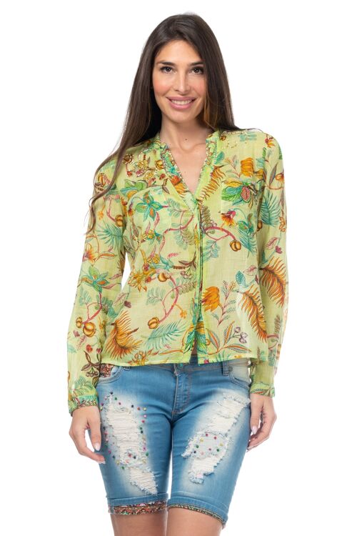 BLUSA ESTAMPADA 100%ALGODON SA5214B_UNICO