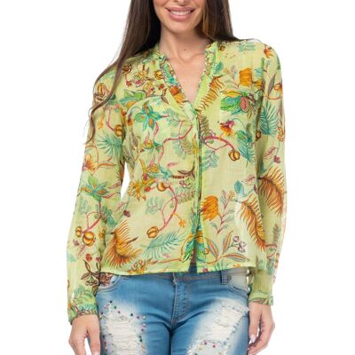 BLUSA ESTAMPADA 100%ALGODON SA5214B_UNICO