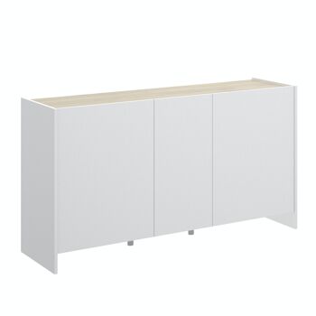 Buffet 3 portes Kloe - Blanc 1